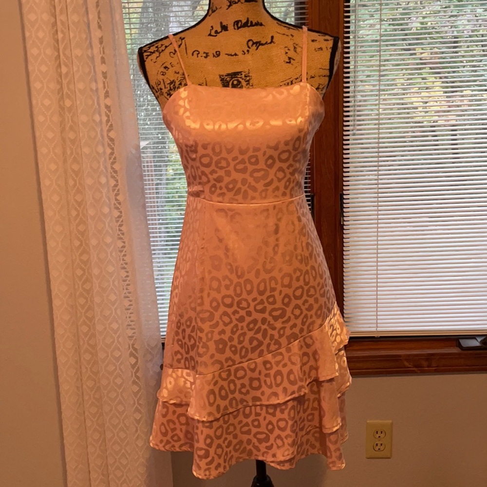 Altard state cheetah pink dress